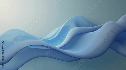 abstract blue wave