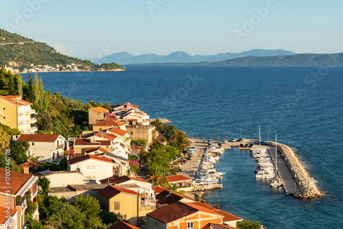 Fototapeta Naklejka Na Ścianę i Meble -  Igrane village on Makarska riviera, Makarska riviera, Dalmatia region of Croatia