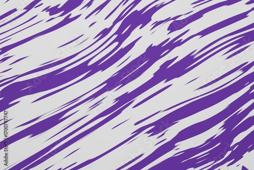 Purple monster diagonal paint on white background
