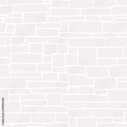 Texture of a white brick wall vector illustration	