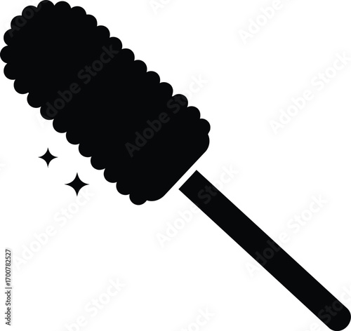 Duster icon vector scalable illustration for cleaning and maintenance tasks