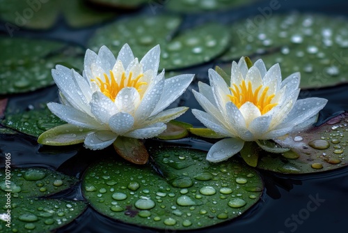 white water lily