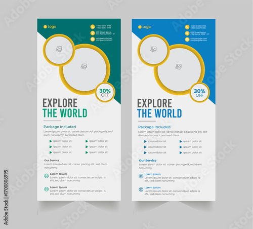 Digital Marketing Expert Roll-up Banner Template