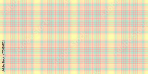 King texture check vector, 1960s seamless fabric background. Suite plaid tartan pattern textile in light and red colors.