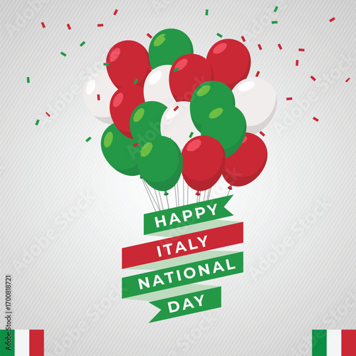 ITALY Background for Festivals and National Days Celebrations
