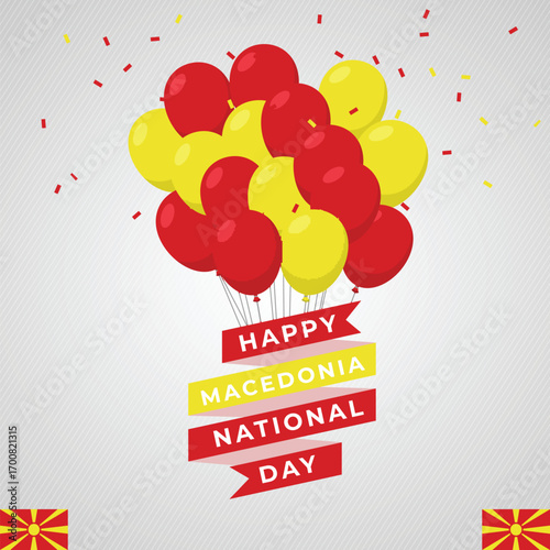 MACEDONIA Background for Festivals and National Days Celebrations