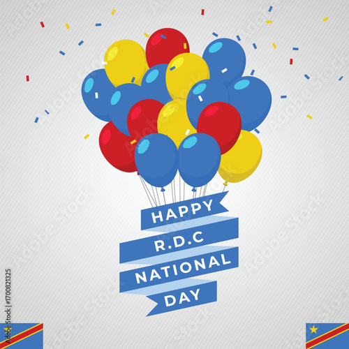 CONGO DEMOCRATIC REPUBLIC Background for Festivals and National Days Celebrations