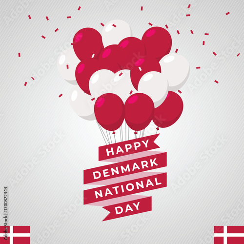DENMARK Background for Festivals and National Days Celebrations