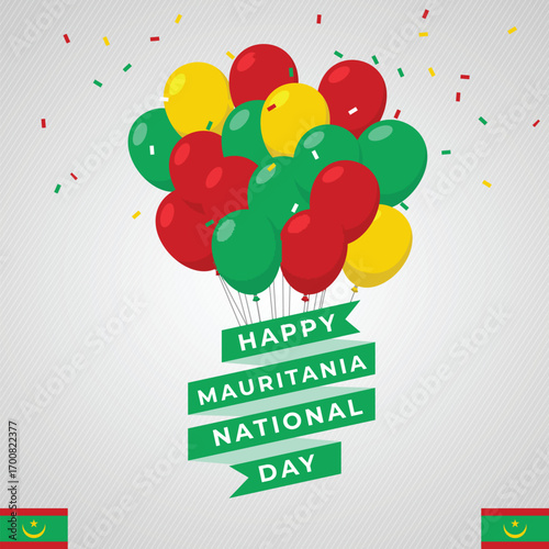 MAURITANIA Background for Festivals and National Days Celebrations