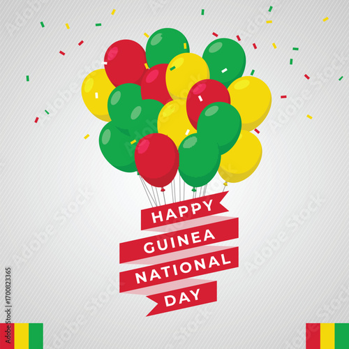 GUINEA Background for Festivals and National Days Celebrations
