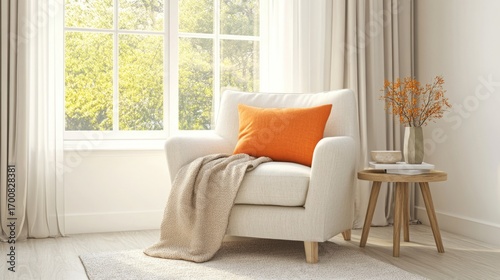 Bright, cozy space with natural light