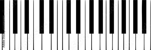 vector round frame of piano keyboard isolated on white background. modern music illustration. classic music. template for piano concert
