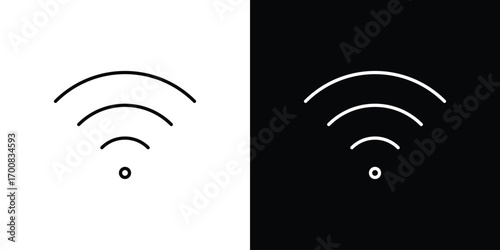 Wifi icon logo template designs.