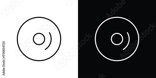 Vinyl icon logo template designs.