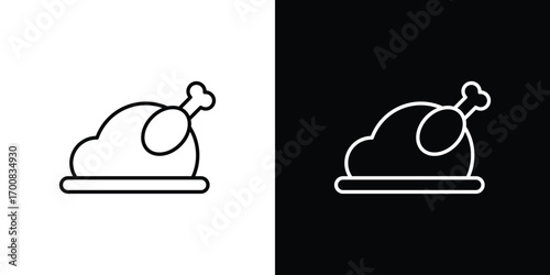 Turkey icon logo template designs.