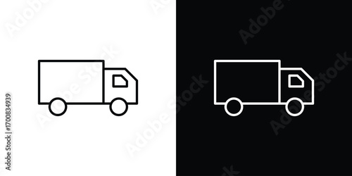 Truck icon logo template designs.