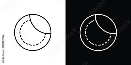 Sticker icon logo template designs.