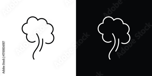 Smoke icon logo template designs.