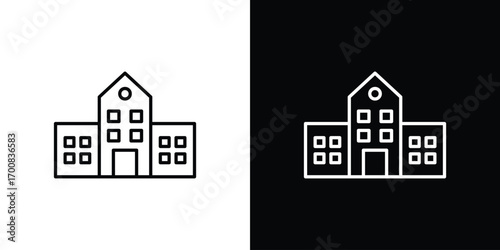 school icon logo template designs.
