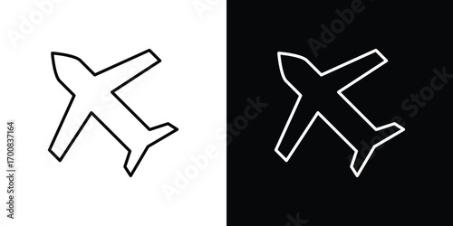 Plane icon logo template designs.