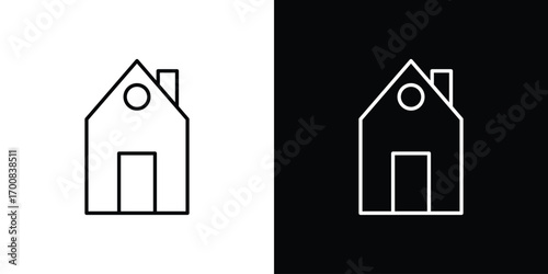 House icon logo template designs.