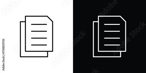 Duplicate icon logo template designs.