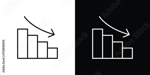 Chat arrow down icon logo template designs.