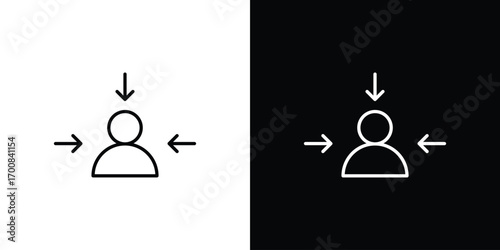 Centric consumer icon logo template designs.