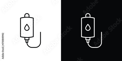 Blood transfusion icon logo template designs.