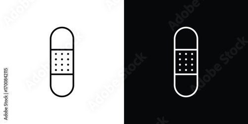 Band aid icon logo template designs.