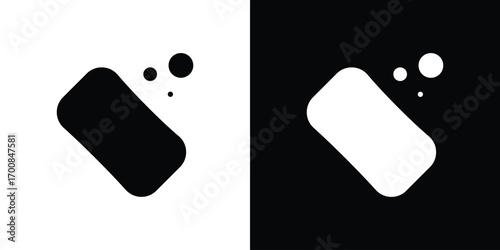 Soap icon line style. Graphic design element vectors