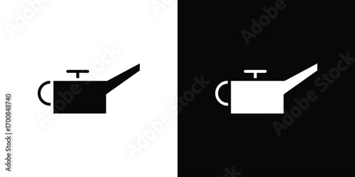 Oil can icon line style. Graphic design element vectors