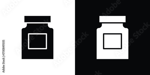 Jam icon line style. Graphic design element vectors