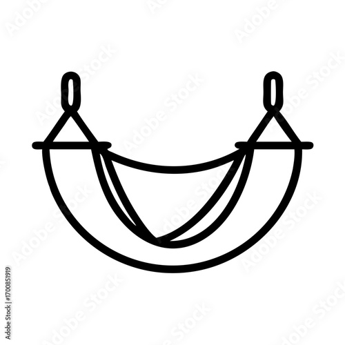 Hammock swing bed for outdoor relaxation and leisure a comfortable hanging chair for rest and naps