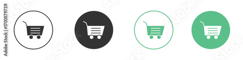 Shopping icons collection in flat style. icon vector design