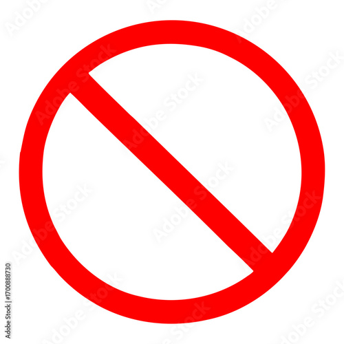 prohibited sign vector icon refusal denial warning symbol icono vectorial de señal de prohibición rechazo denegación advertencia symbole d'interdiction icône vectorielle refus déni avertissement