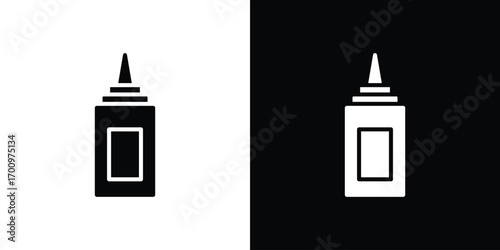 Sauce icon. vector art. solid style pictogram