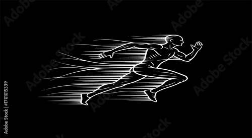 soccer player silhouette
