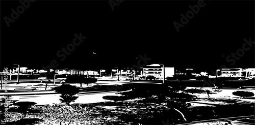 grunge city background