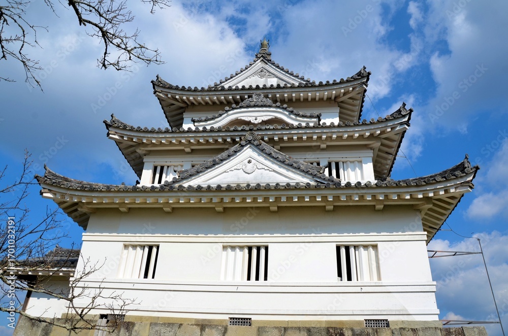 Fototapeta premium 宇和島城 天守閣