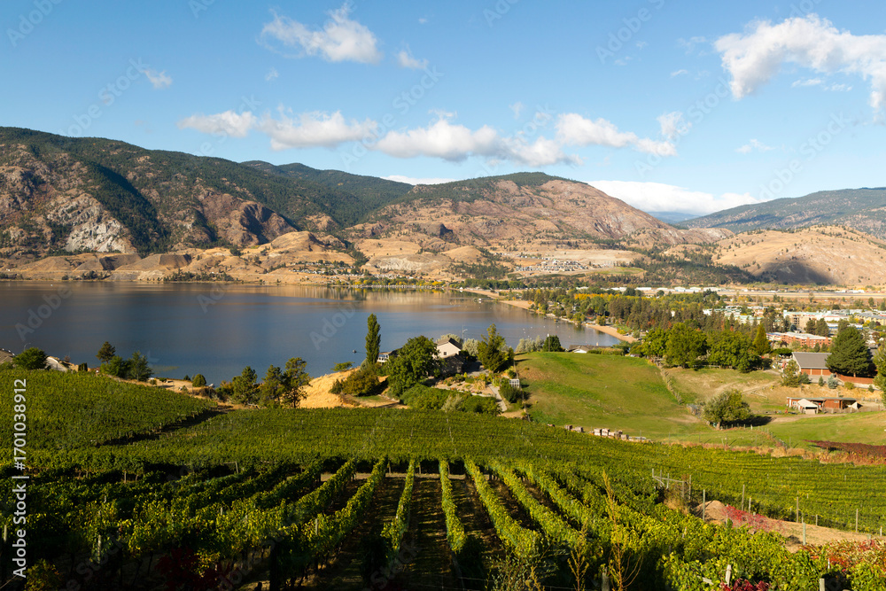 Obraz premium Skaha Lake in Penticton British Columbia Canada Landscape