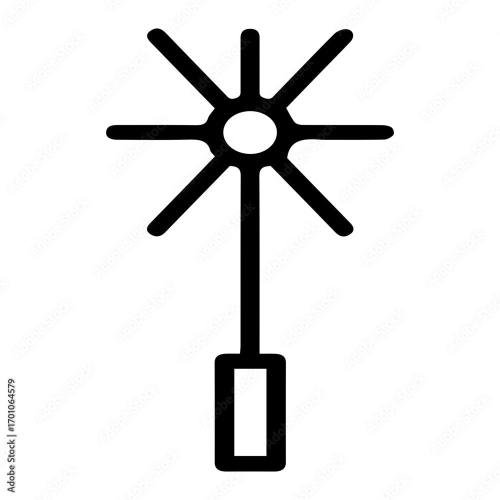 Obraz premium Celebration sparkler icon