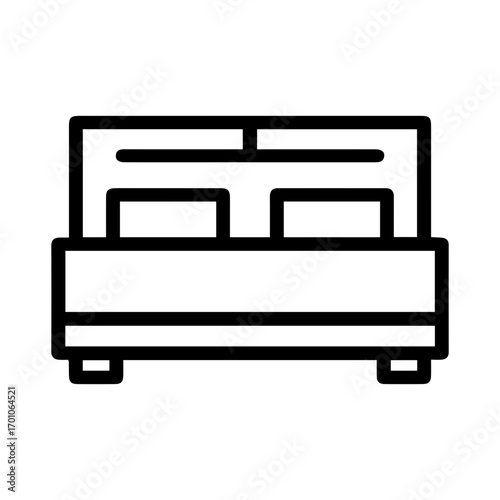 Comfortable Bed Icon