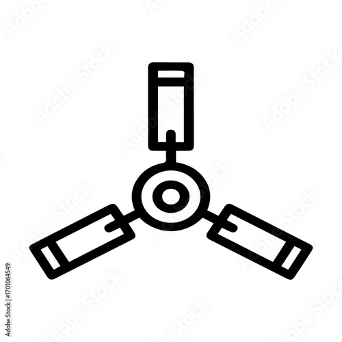 Ceiling Fan Minimal Icon