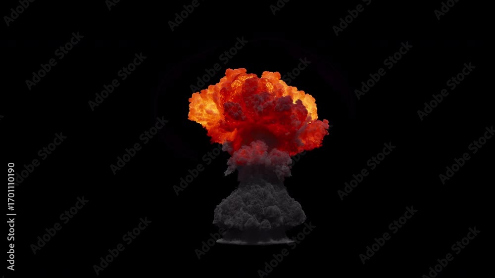 Explosion, 3D High Quality Super Realistic Visual Effect, VFX, Explode ...