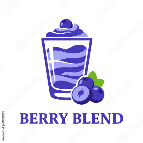 blueberry fruit healthy fresh natural glass