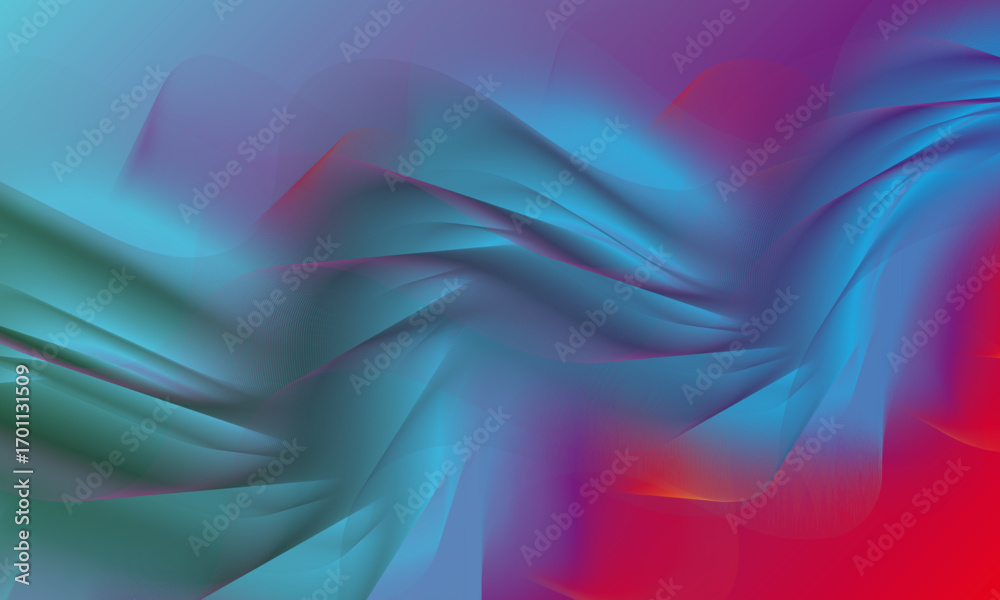 Obraz premium Abstract colourful gradient cover design | Business background lines wave abstract stripe design | Dynamic waves technology network modern Vector illustration