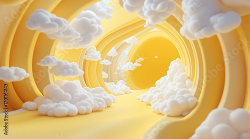 Artistic golden spiral fossil embedded in a textured sandy surface, creating a symbolic and surreal artwork.