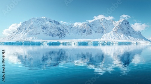 Wallpaper Mural Arctic landscape reflecting pristine beauty Torontodigital.ca