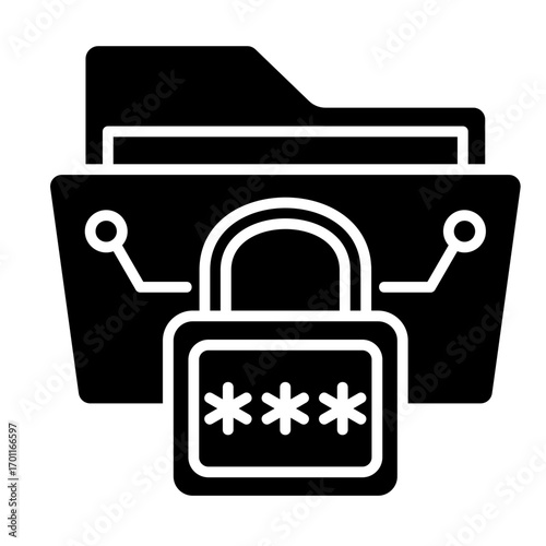 Data Encryption  Icon Element For Design	